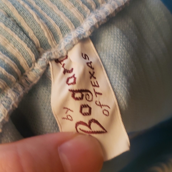 Bogart of Texas Blue & White Striped Skirt Vintage 1960s 1970s Size Small - Picture 5 of 5